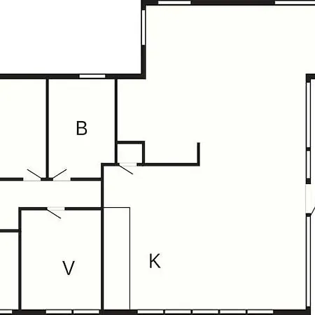 度假居 6 Person In Albaek-by Traum